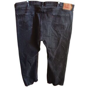 Men's 52x30 Levis 501 Jeans Black Denim Buttonfly